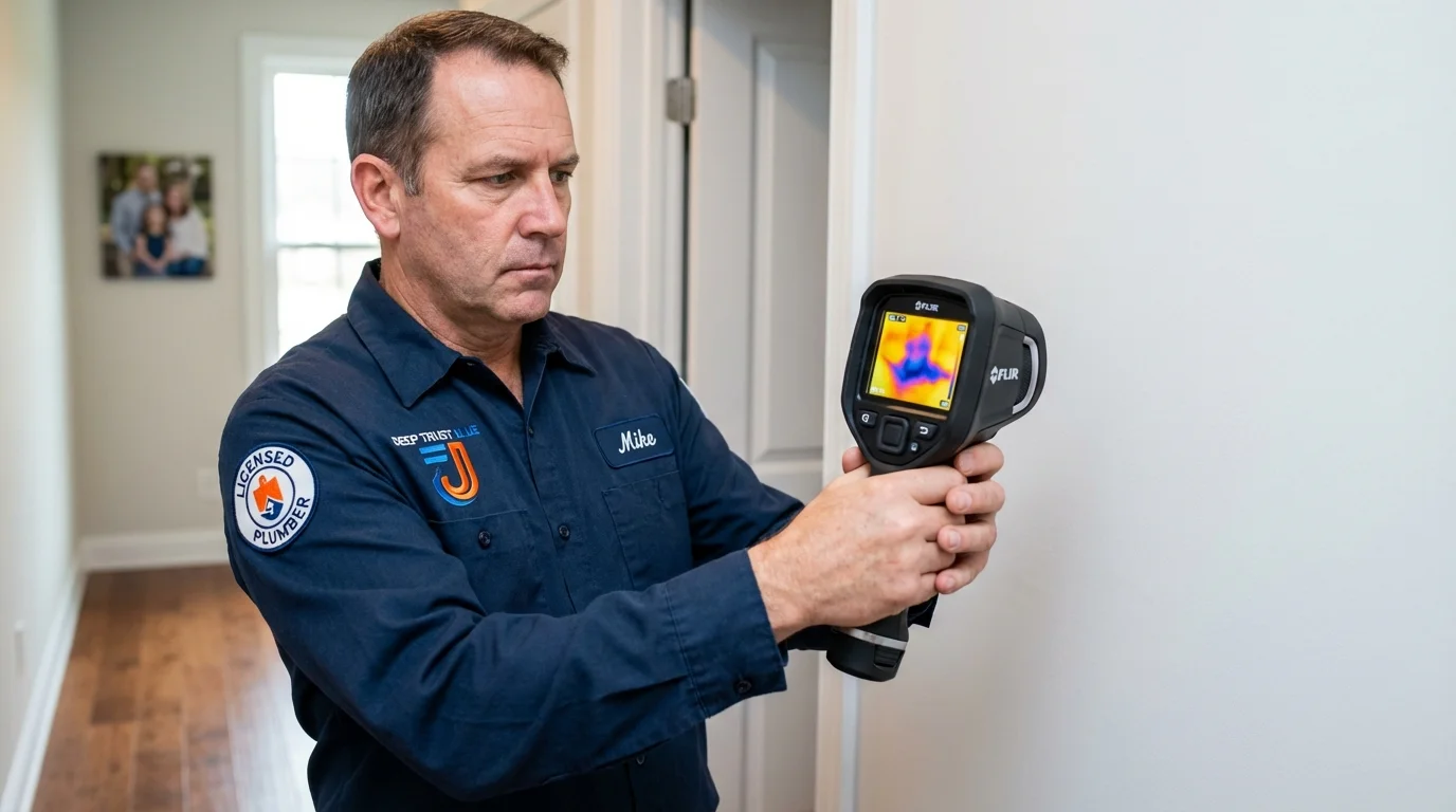 Thermal imaging leak detection by Johns Plumbing LLC in Ava